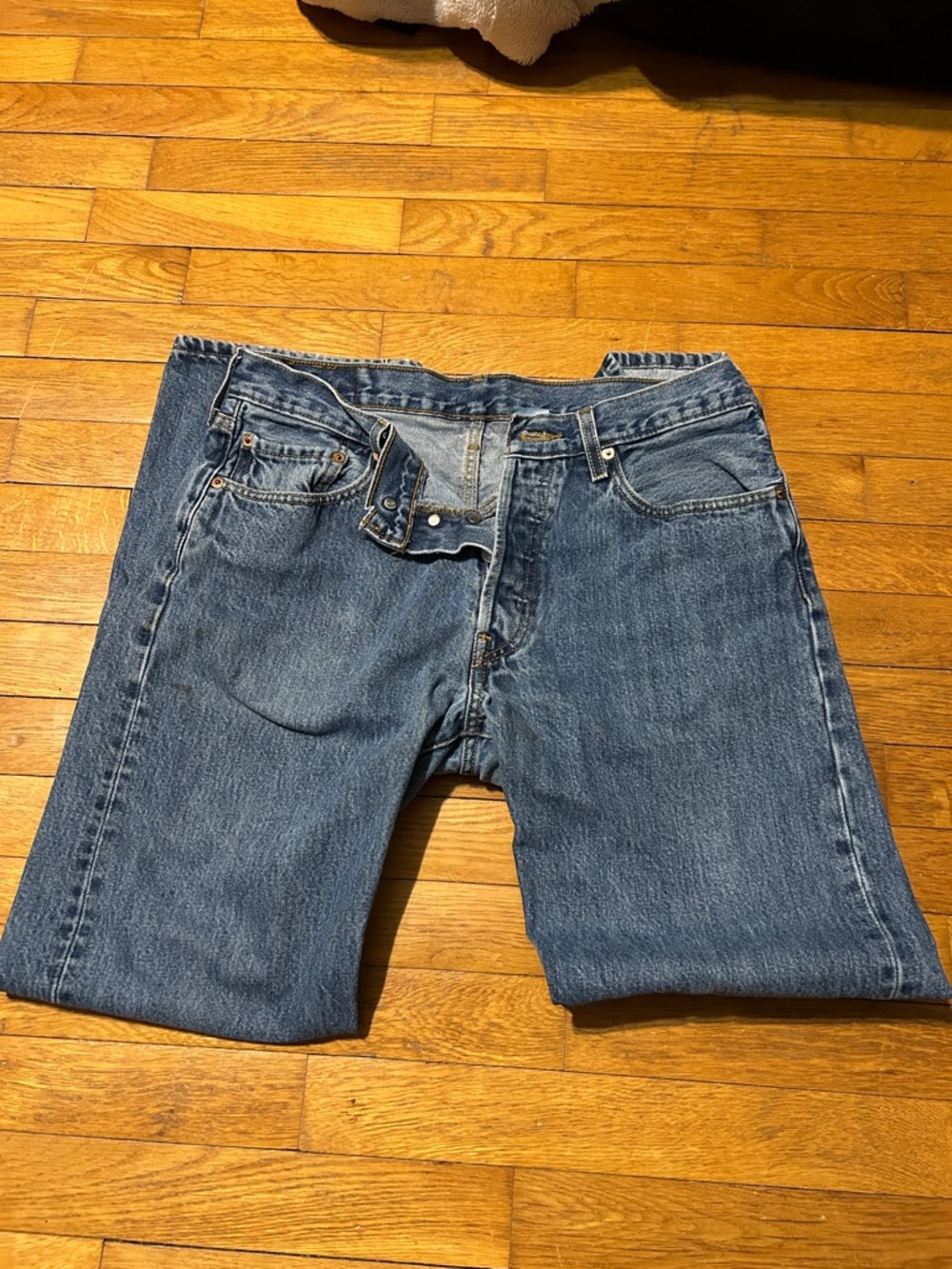 Signature by Levi Strauss Straight-Leg Women's Blue Denim Jeans